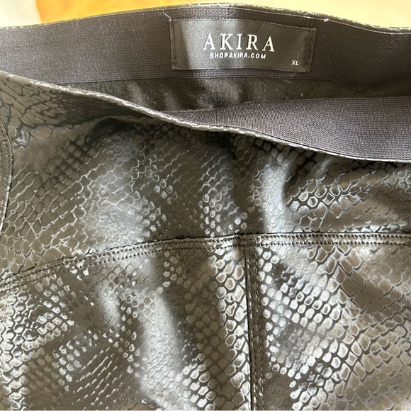 Akira black snakeskin tights - Picture 3 of 4